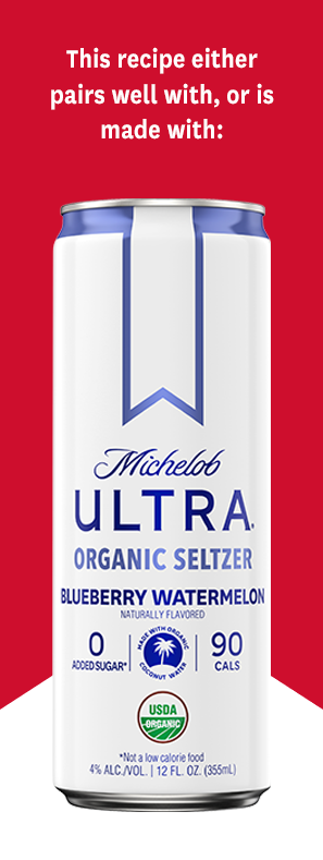 The can of beverage that pairs with this recipe