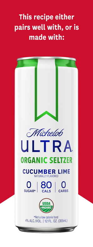 The can of beverage that pairs with this recipe