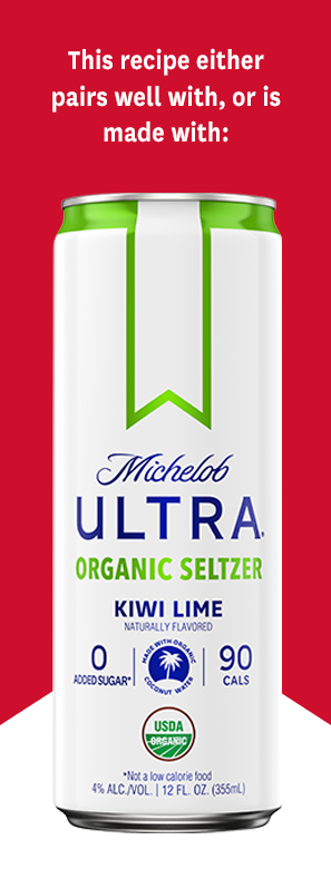 The can of beverage that pairs with this recipe